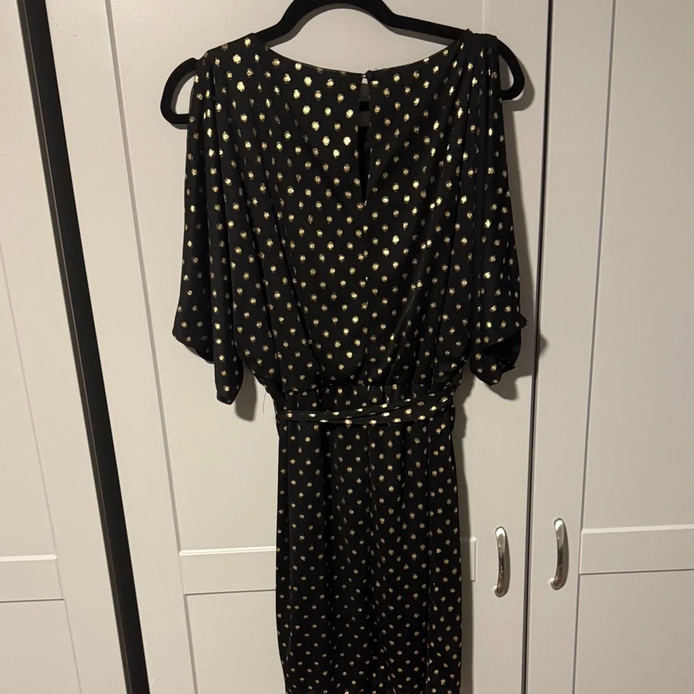 Black Dress with Gold Dots- Jessica Simpson - Picture 4 of 4